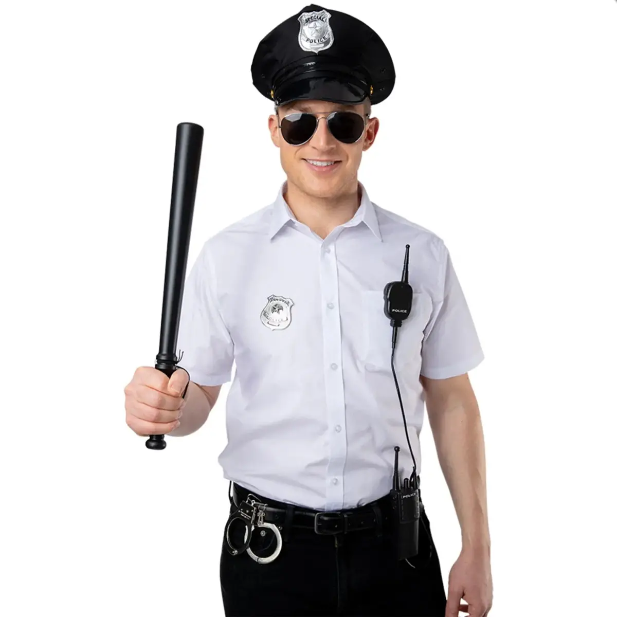 6 Piece Instant Cop Set Police Officer Fancy Dress Accessories 1
