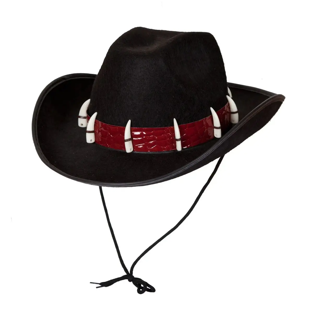 Adults Adventurer Hat Crocodile Teeth Dundee Fancy Dress 1
