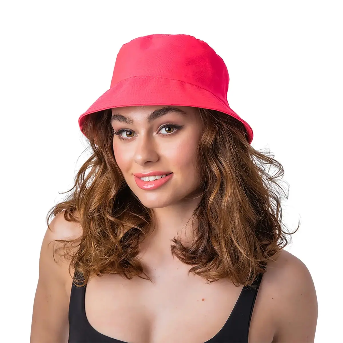 Bucket Hat 1980S Neon Colours Hen Stag Adults Fancy Dress 1