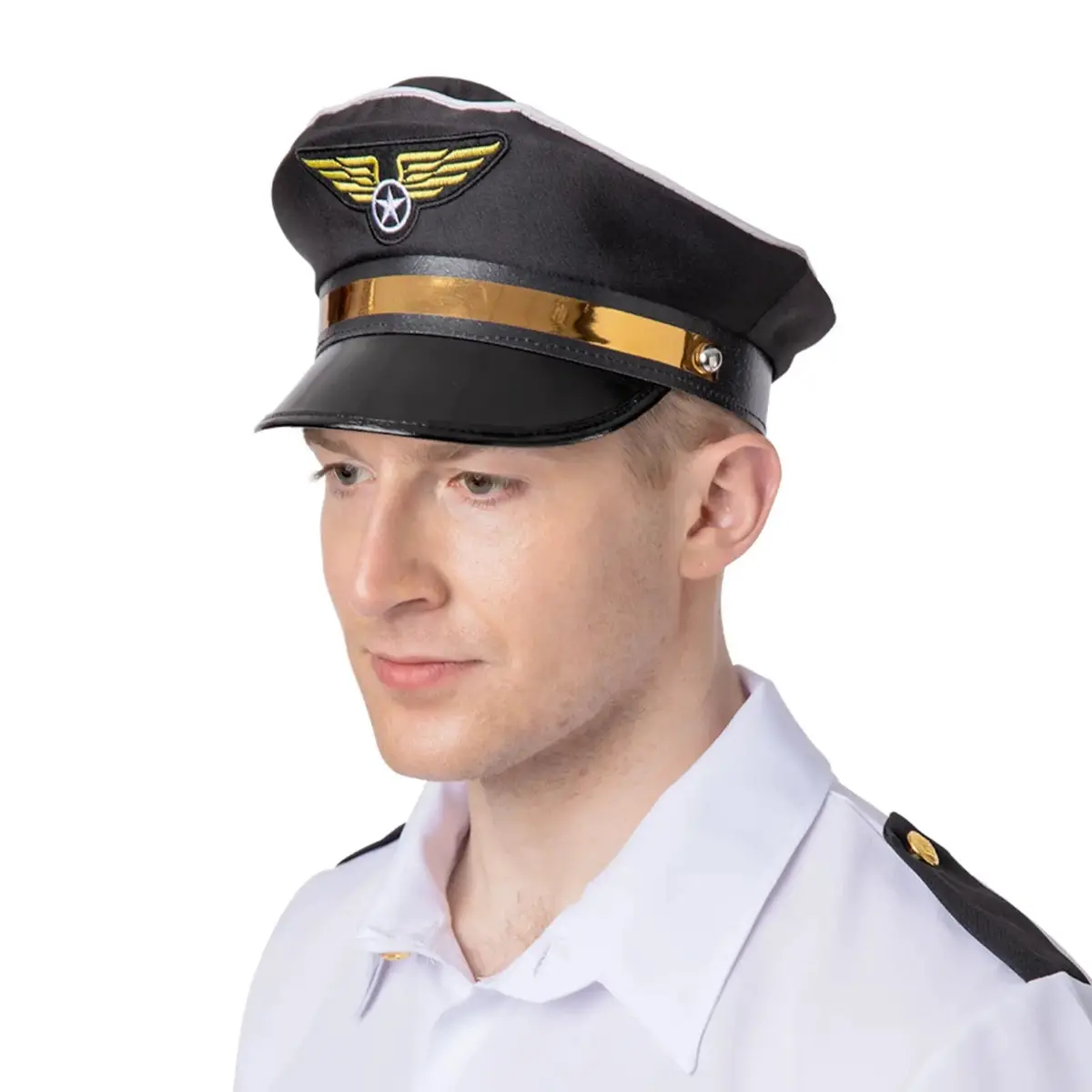 Airline Pilot Hat Captain Raf Flight Officer Fancy Dress 1