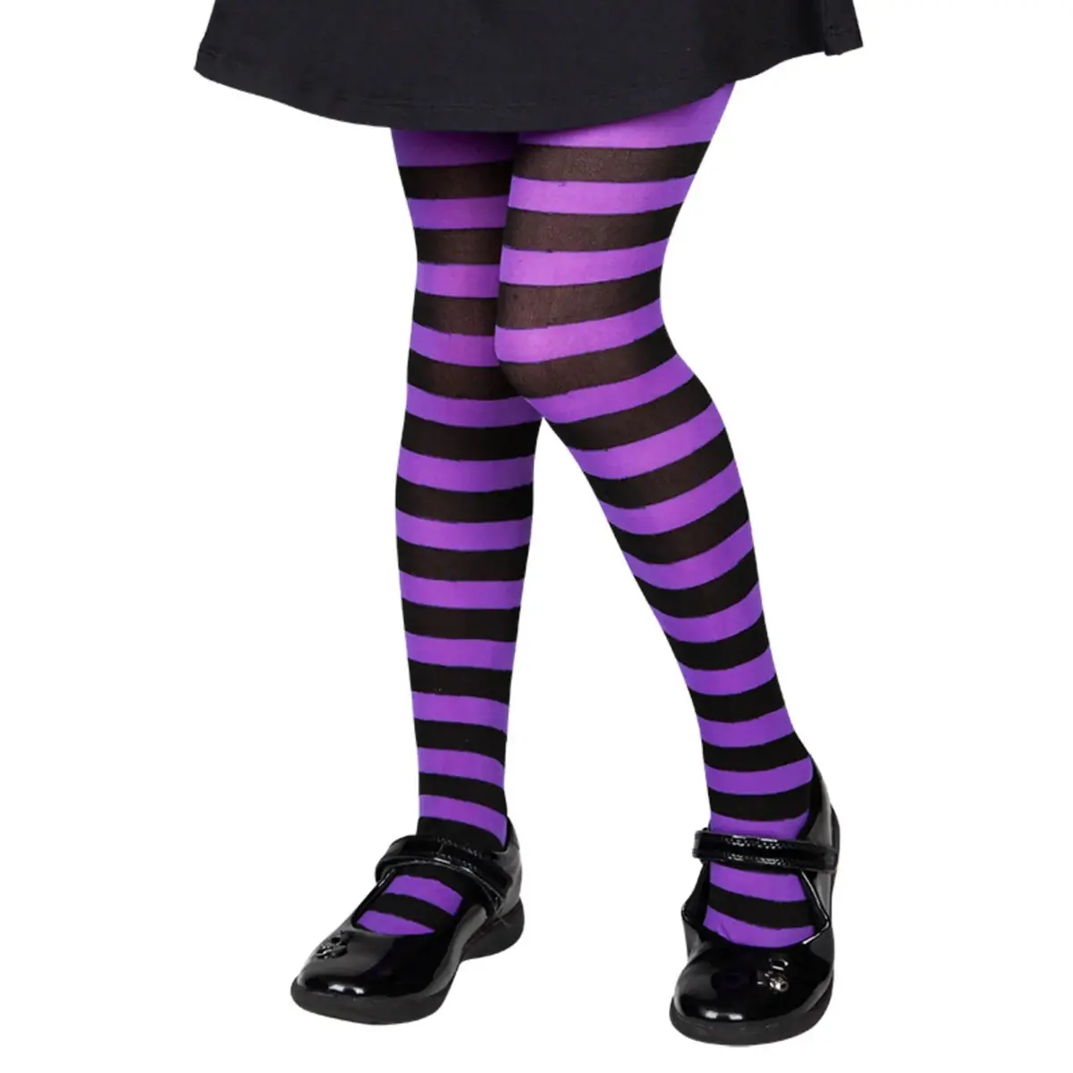 Kids Tights Candy Stripe Pattern Fancy Dress Costume Accessory 3