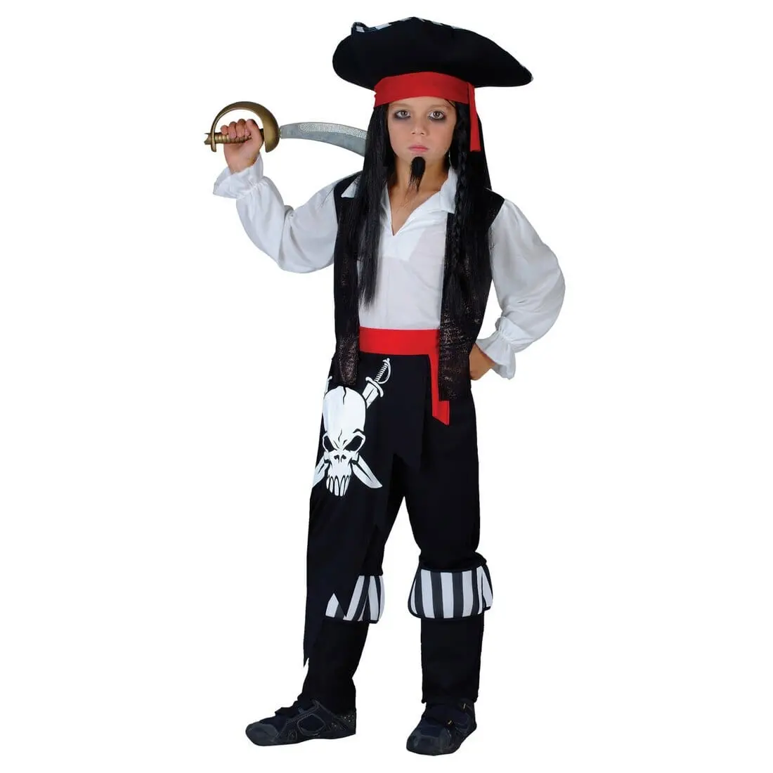 Boys Captain Blackheart Caribbean Pirate Halloween Costume 1