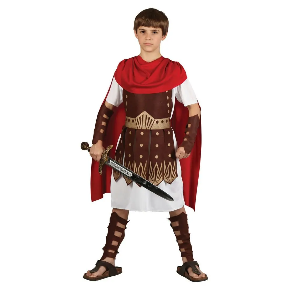 Boys Roman Soldier Party Costume Gladiator Centurion Rome 1