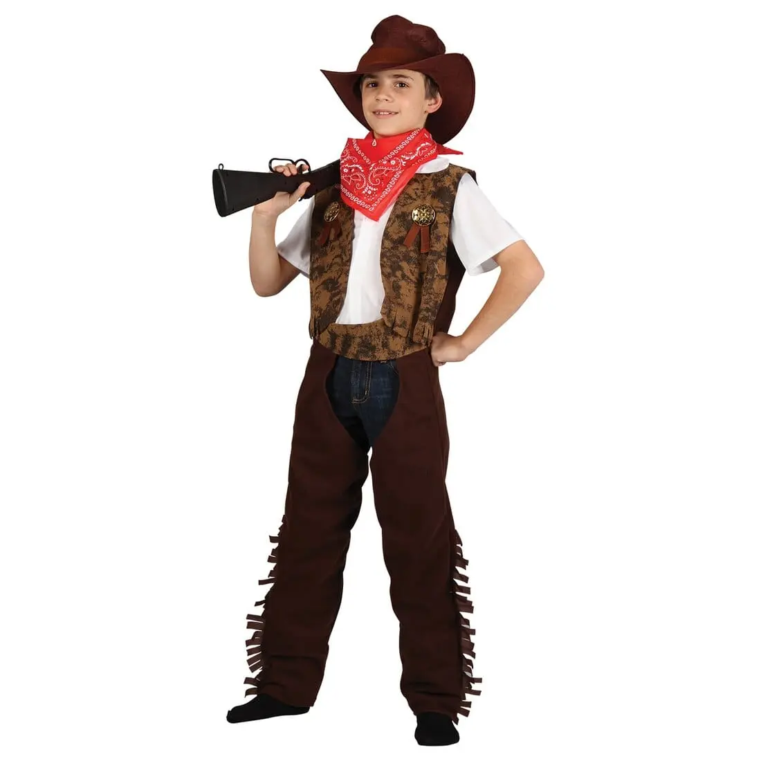 Boys Wild West Cowboy Sheriff Fight Halloween Costume 1