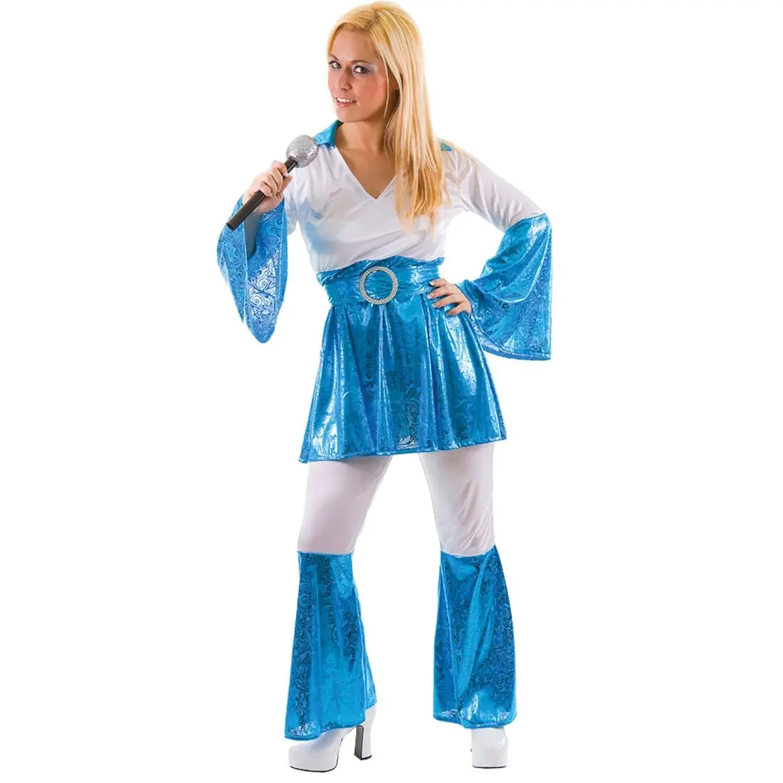 Womens Mamma Mia Fancy Dress Party Halloween Costume 1