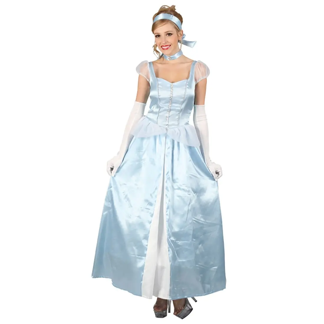 Womens Sweet Cinders Cinderella Princess Halloween Costume 1