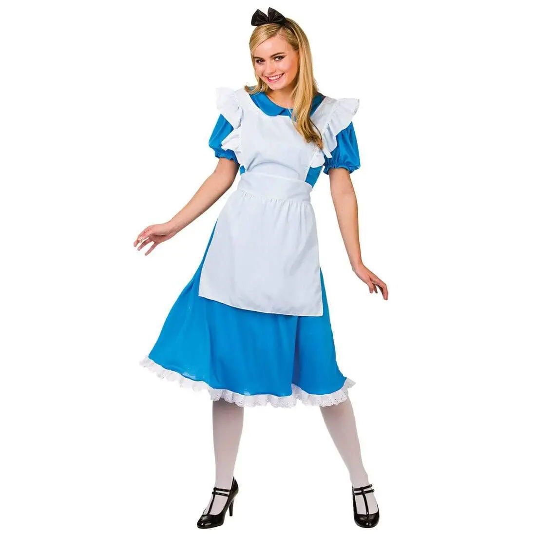 Womens Classic Storybook Alice Fancy Dress Halloween Costume 1