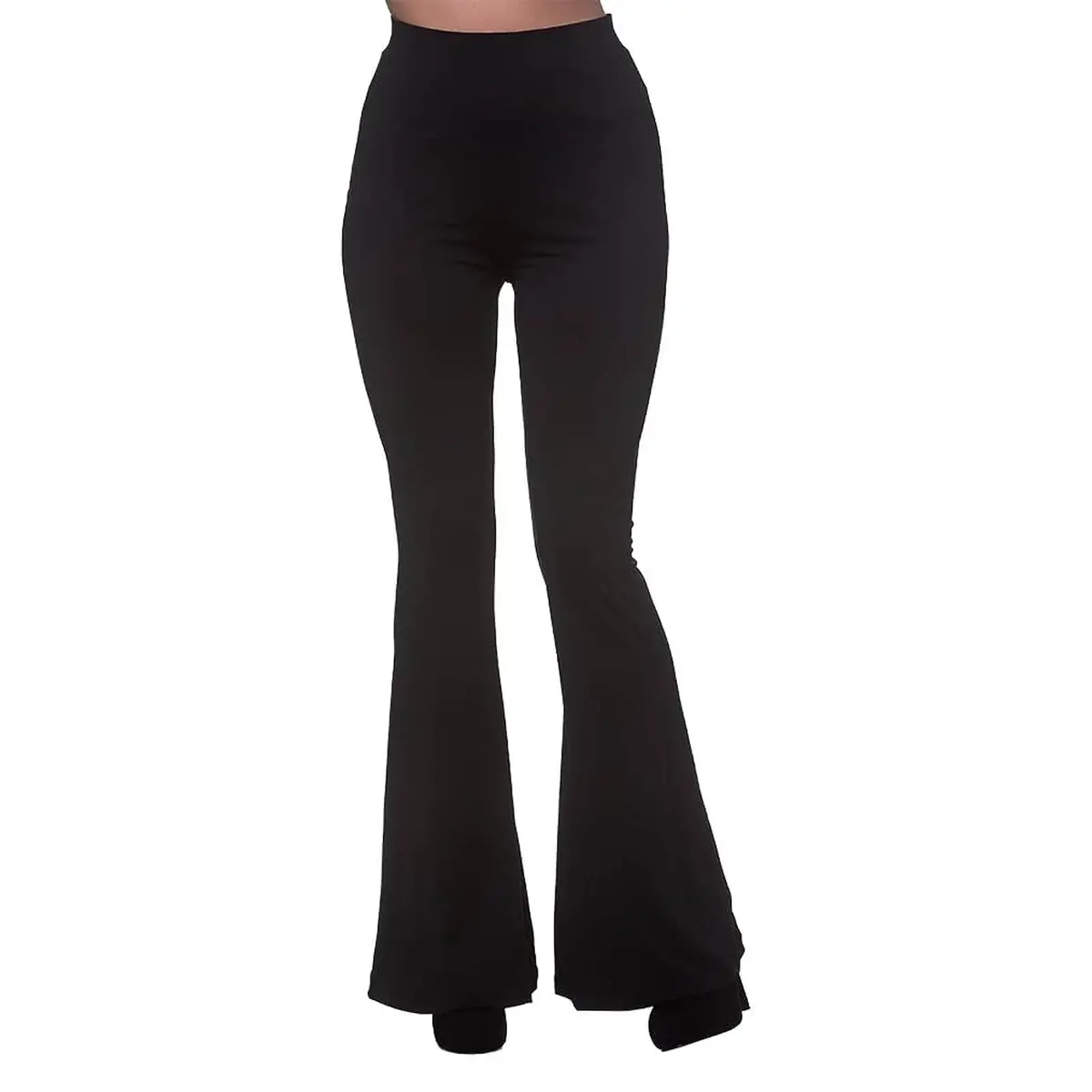 Womens Retro Flares 70S Bell Bottom Disco Trousers Fancy Dress 1