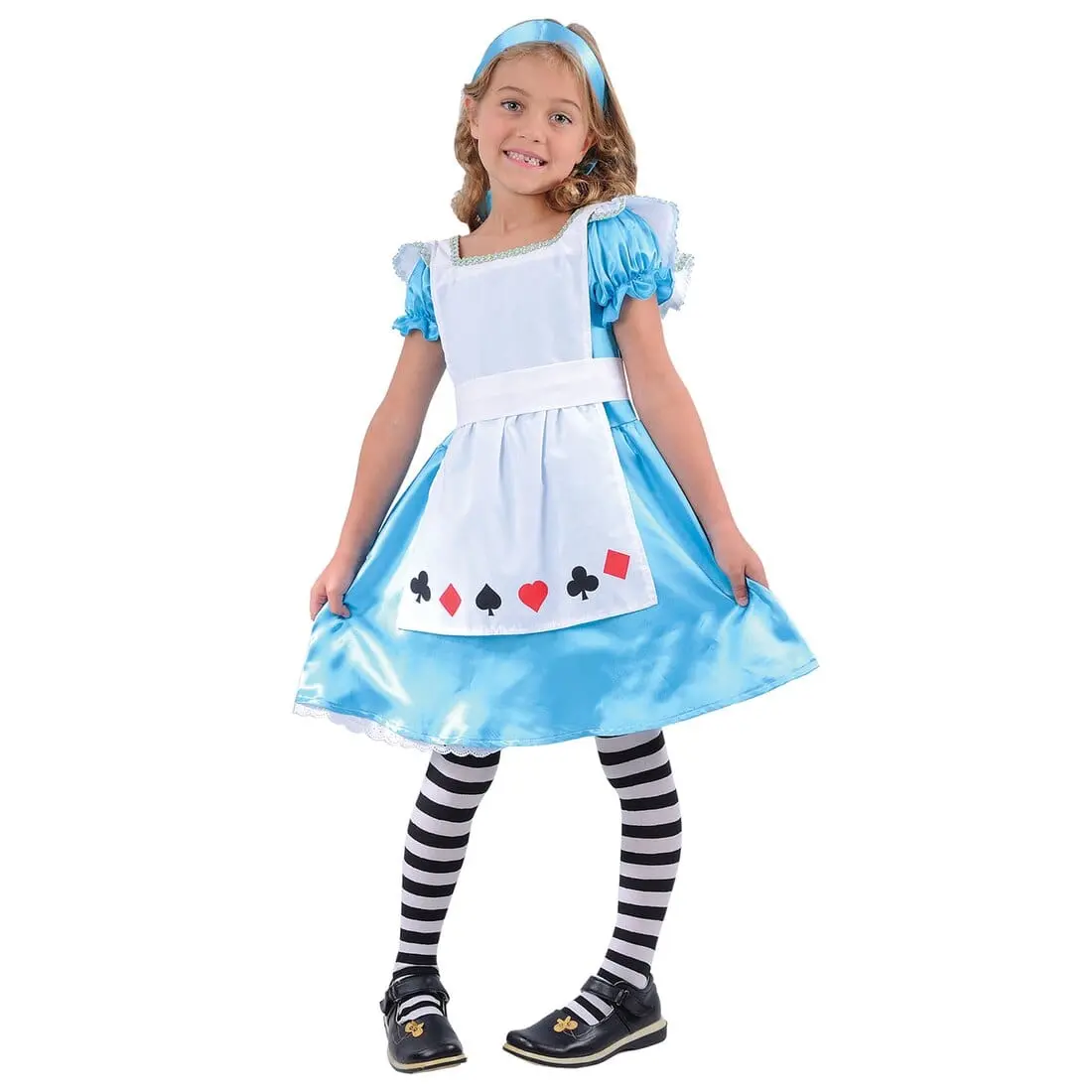 Girls Fairytale Alice In Wonderland Halloween Costume 1