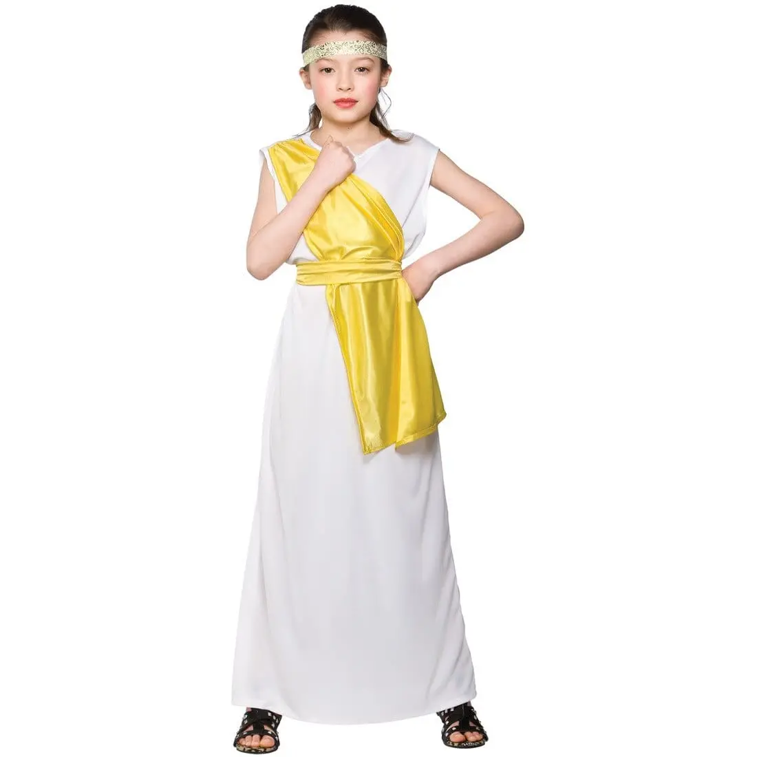 Girls Ancient Greek Historical Fancy Dress Halloween Costume 1