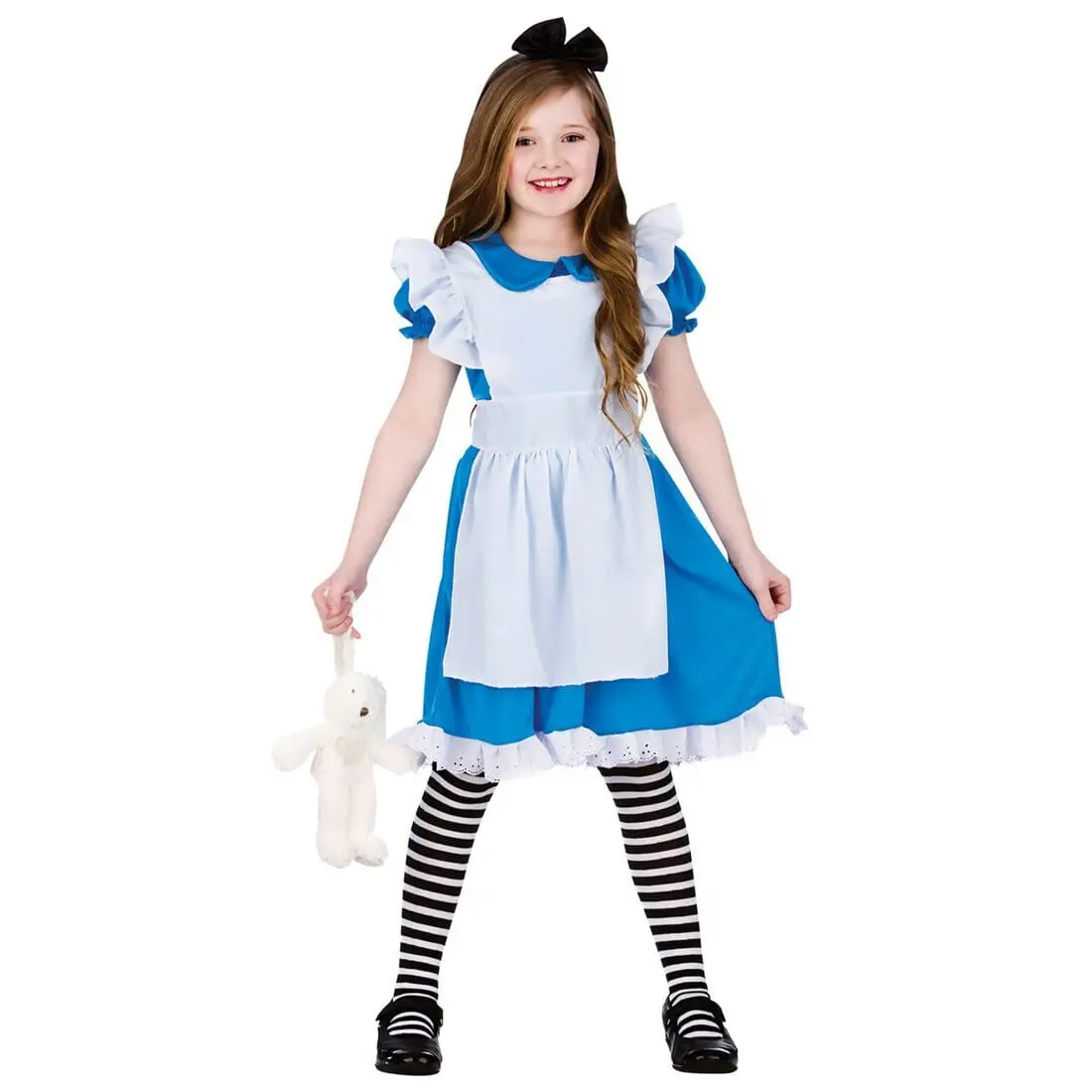 Girls Classic Storybook Alice Fancy Dress Halloween Costume 1