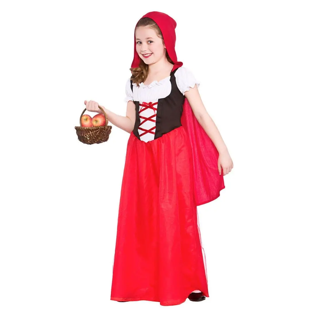 Girls Red Riding Hood Fancy Dress Halloween Costume 1