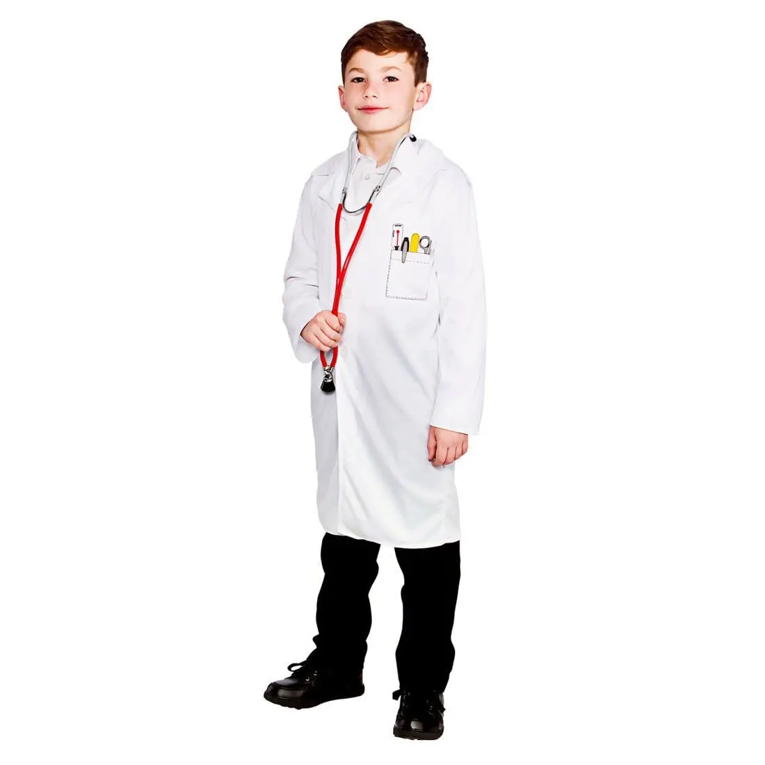 Kids Doctors White Lab Coat Fancy Dress Halloween Costume 1