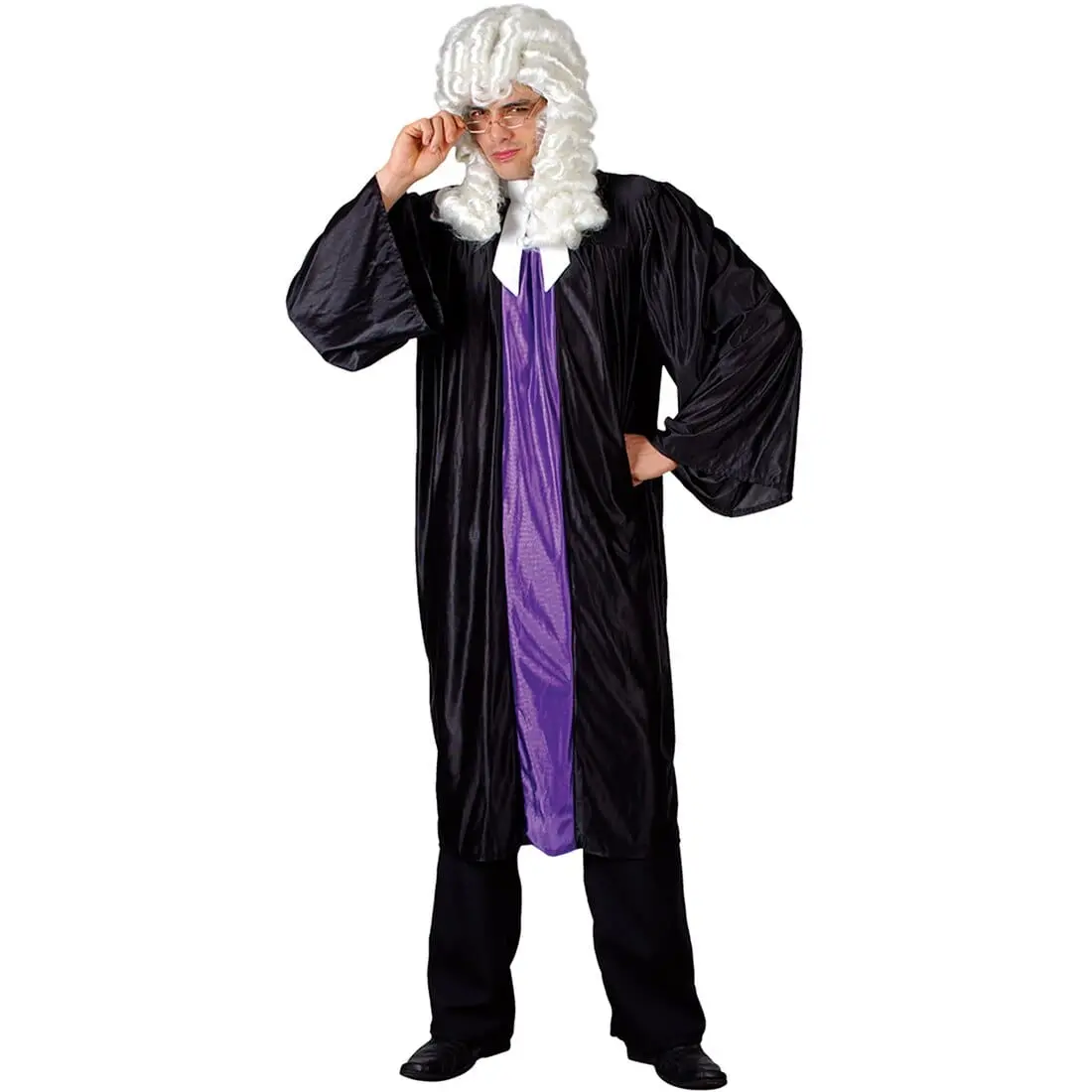 Mens High Court Judge Lawyer Fancy Dress Halloween Costume 1