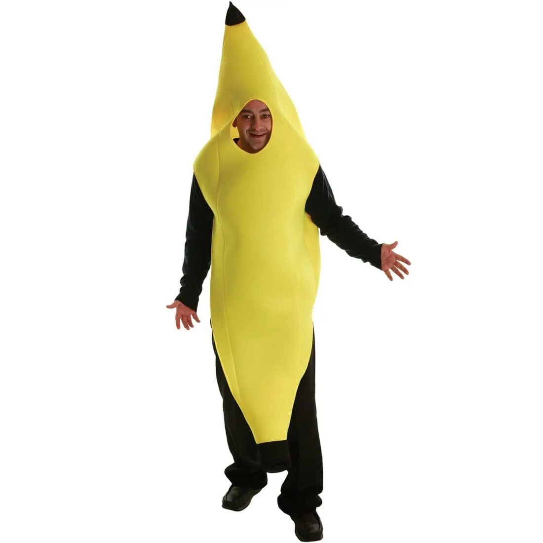 Adults Banana Man Fancy Dress Halloween Costume One Size 1