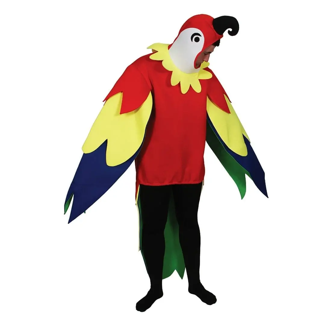 Adults Polly The Parrot Bird Fancy Dress Up Party Halloween Costume 1