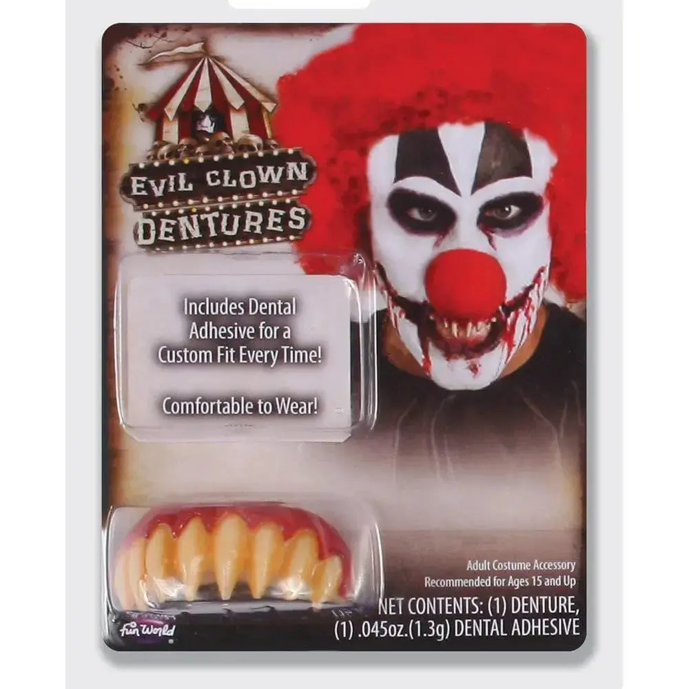 Halloween False Teeth Fangs Dentures Comfortable Fit 1