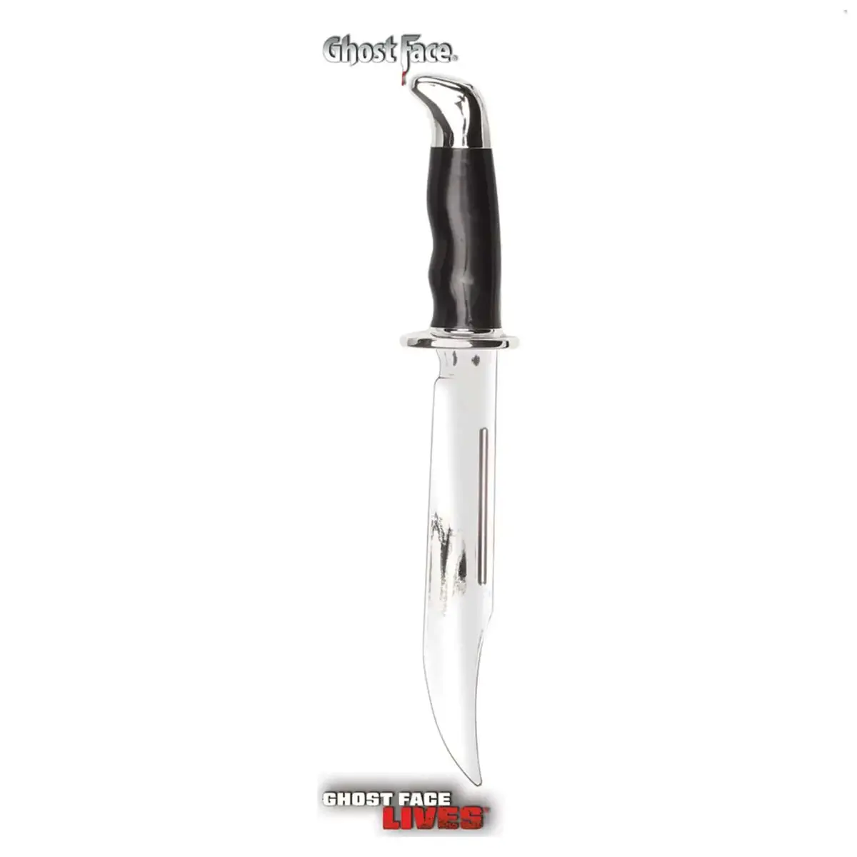 Adults Scream Ghost Face Plastic Bowie Knife Costume Prop 33Cm 1