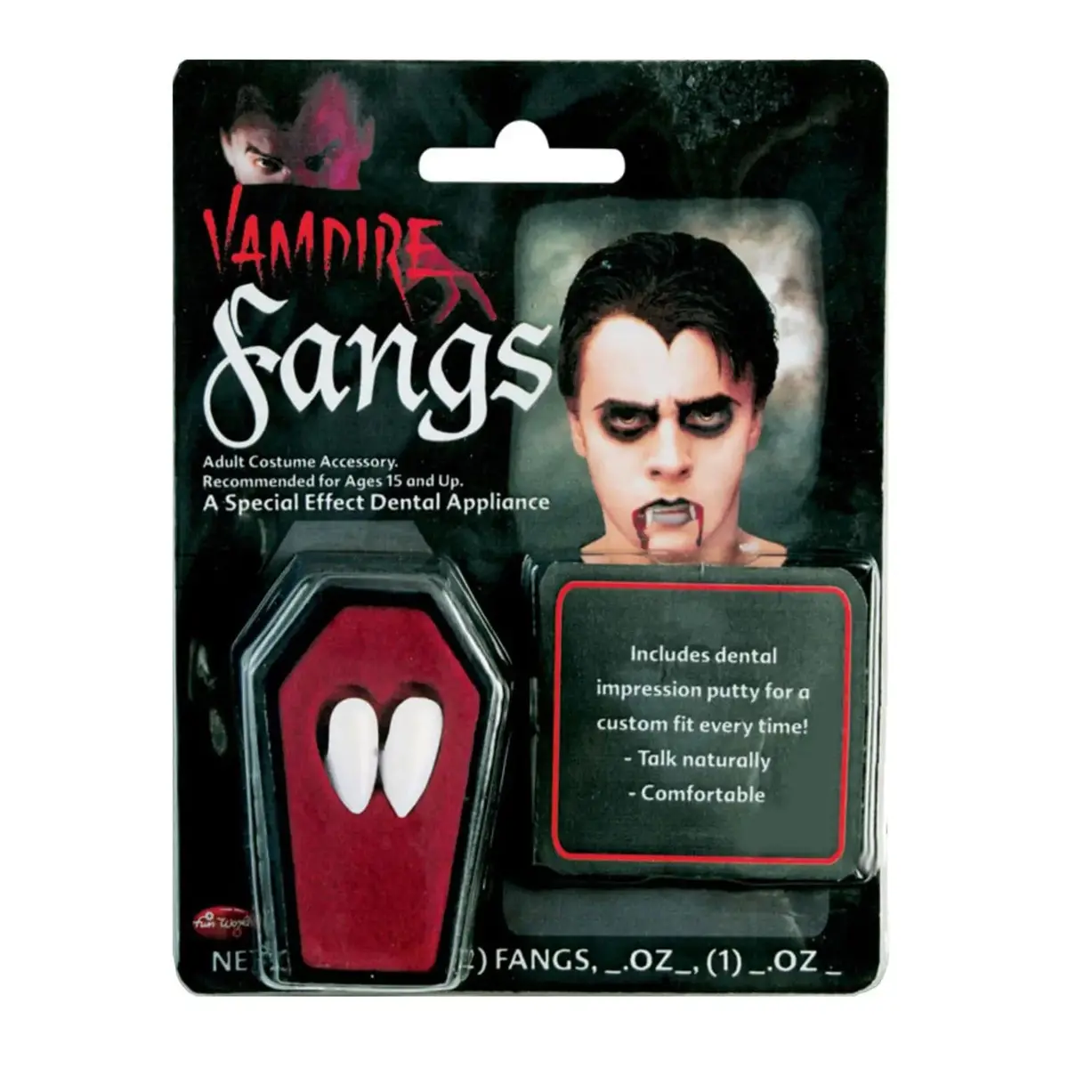 Vampire Fangs Dracula Fancy Dress False Teeth Comfort 1