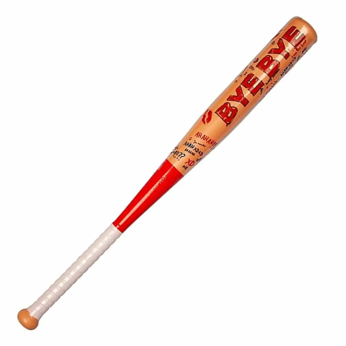 Adults Bye Bye Baseball Bat Plastic Weapon Comic Book Fancy Dress 72Cm 1