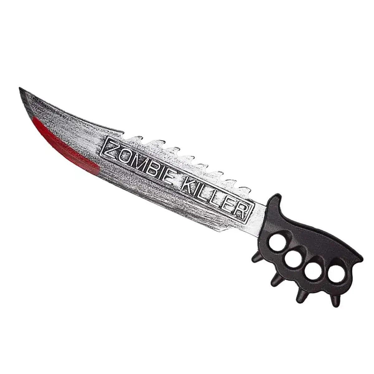 Zombie Slayer Fake Knife Plastic Blade Halloween Prop 50Cm 1