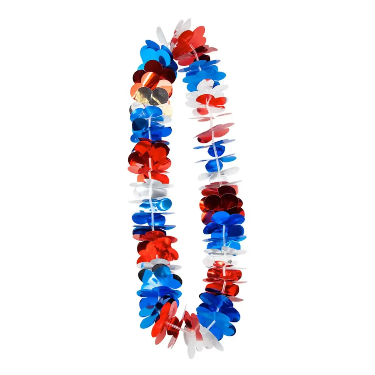 Gb Hawaiian Lei Metallic Union Jack Flag Party Garland 1