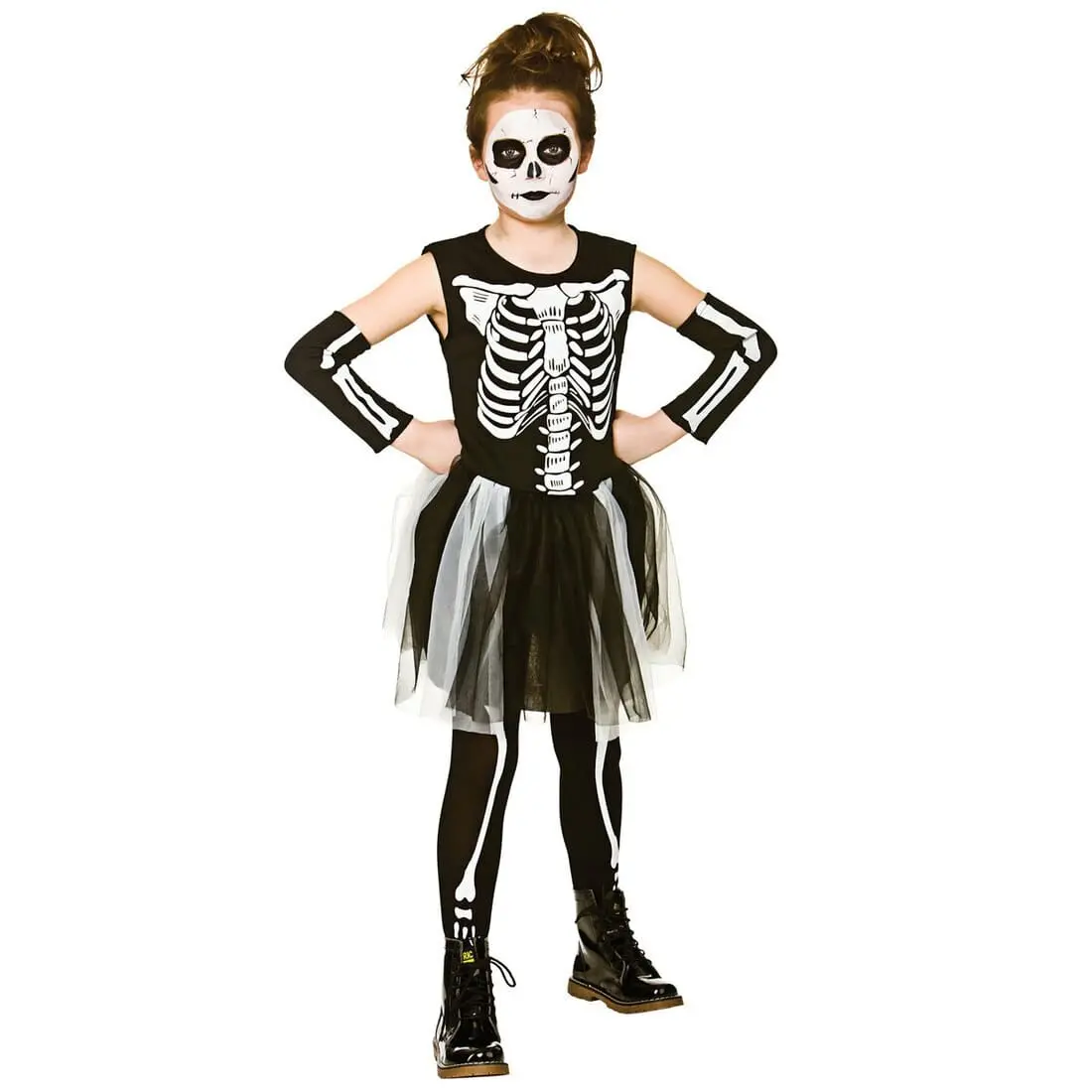 Skelebones Skeleton Halloween Kids Fancy Dress Costume 1