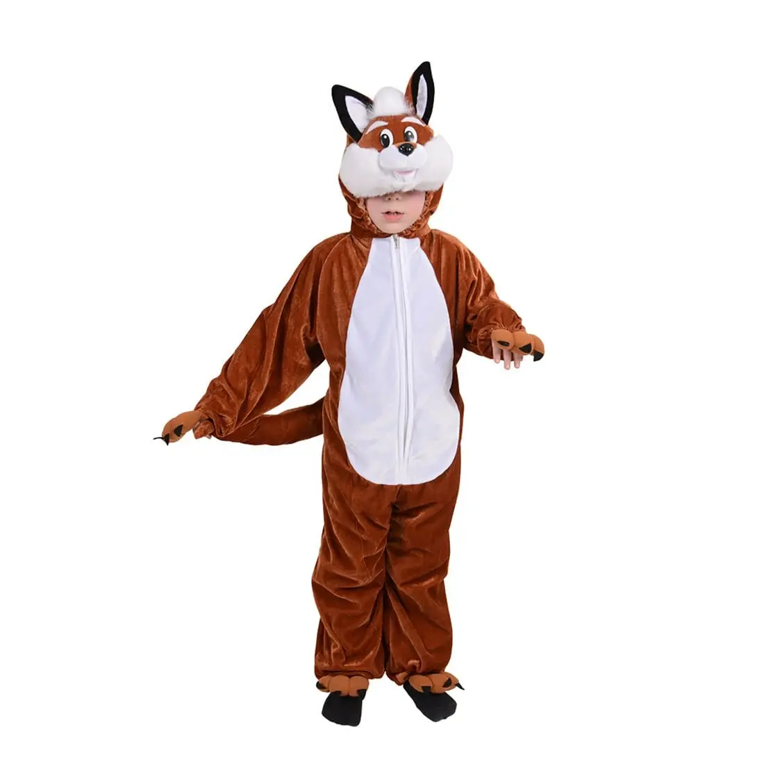Kids Fantastic Fox Fancy Dress Halloween Party Costume 1