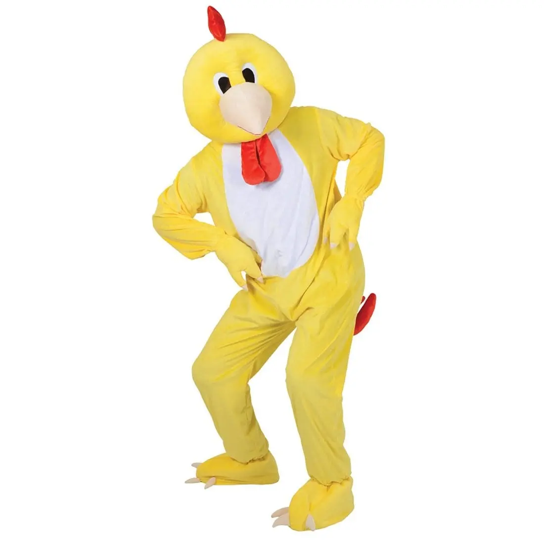 Funky Chicken Mascot Fancy Dress Halloween Costume 1