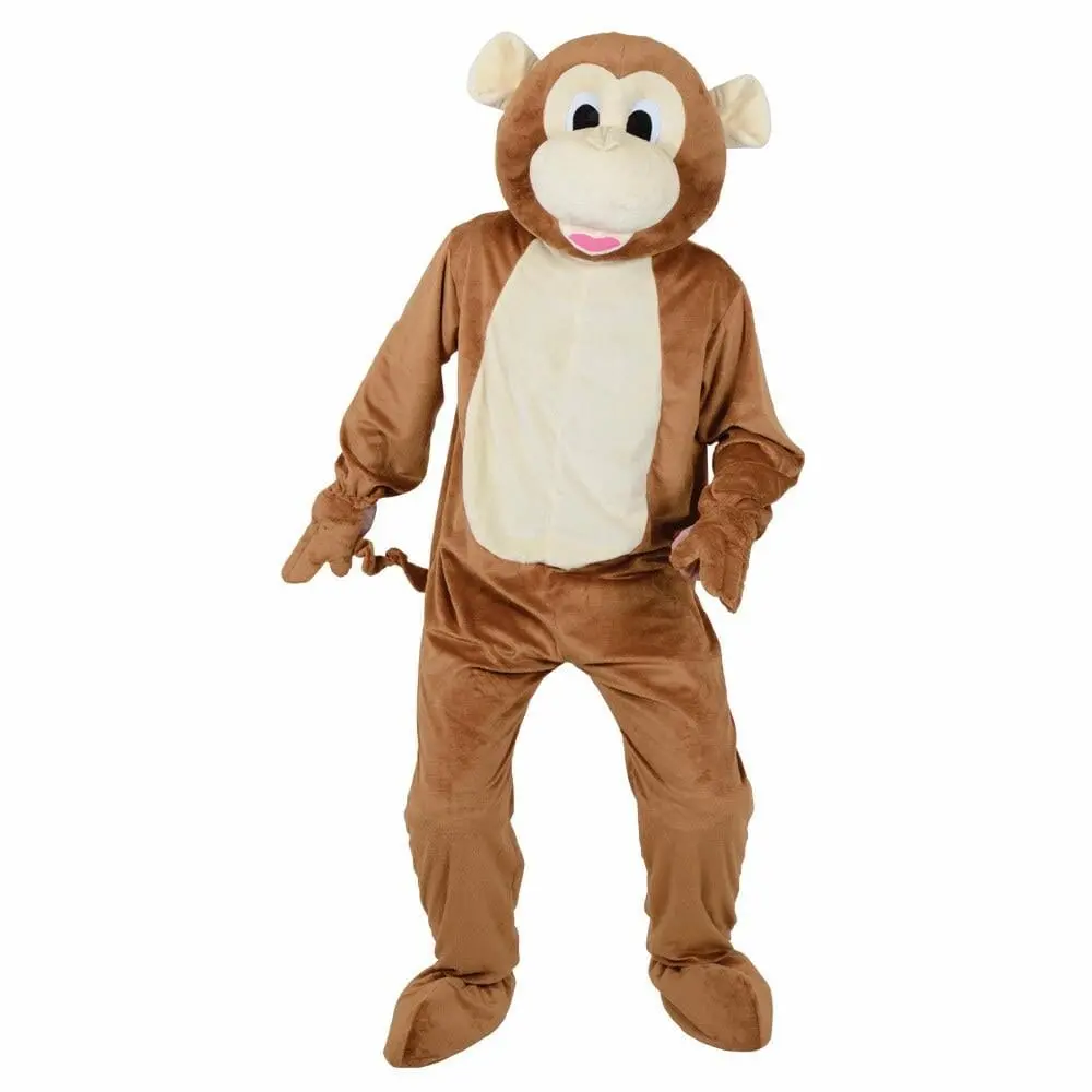 Cheeky Brown Monkey Mascot Fancy Dress Halloween Costume 1