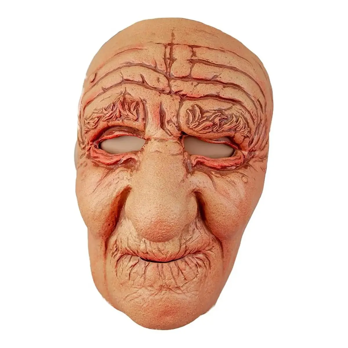 Old Face Mask Novelty Latex Grandpa Pensioner Costume Fancy Dress 1