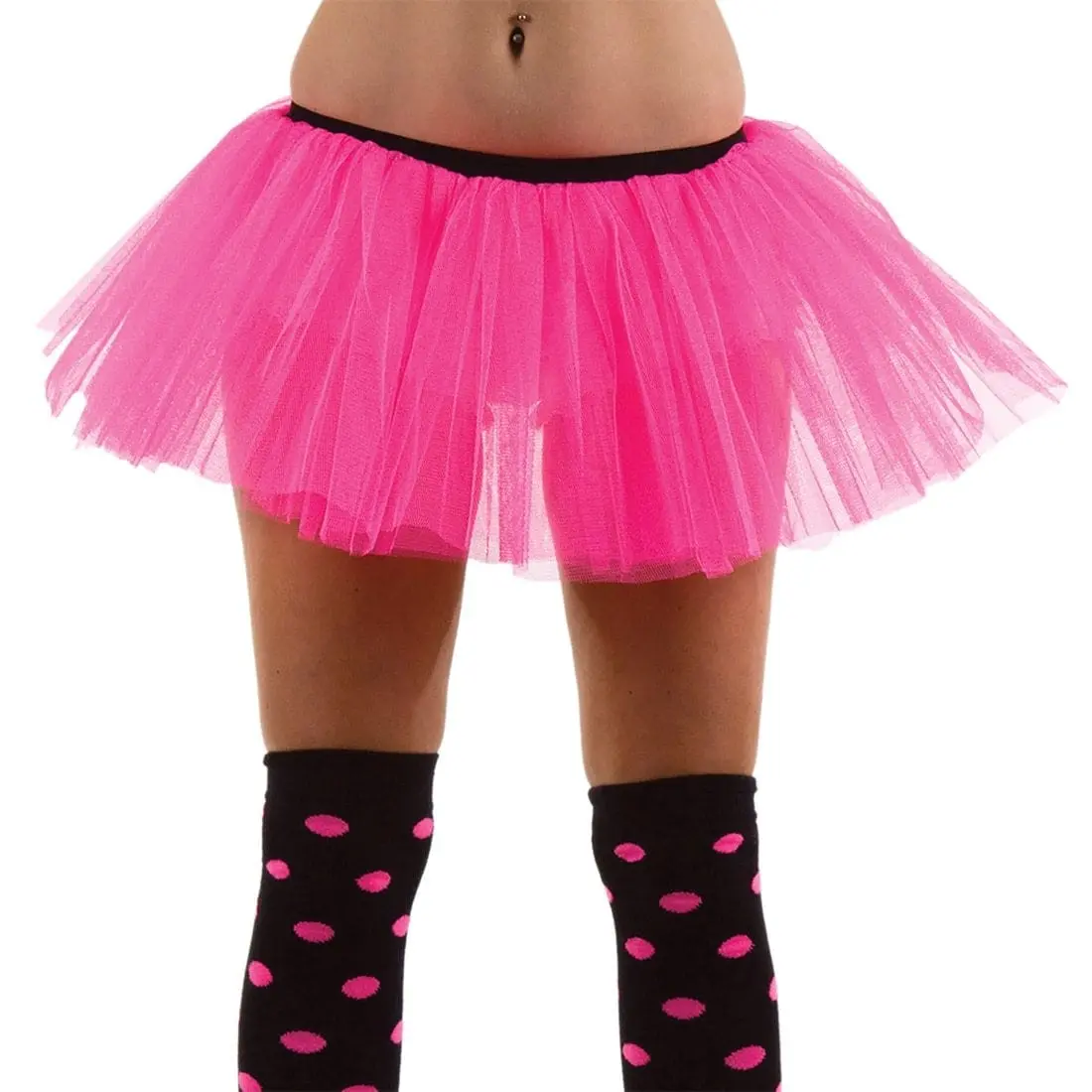 Wicked 3 Layer Clubbing Neon Fluorescent Hot Pink Tutu 1