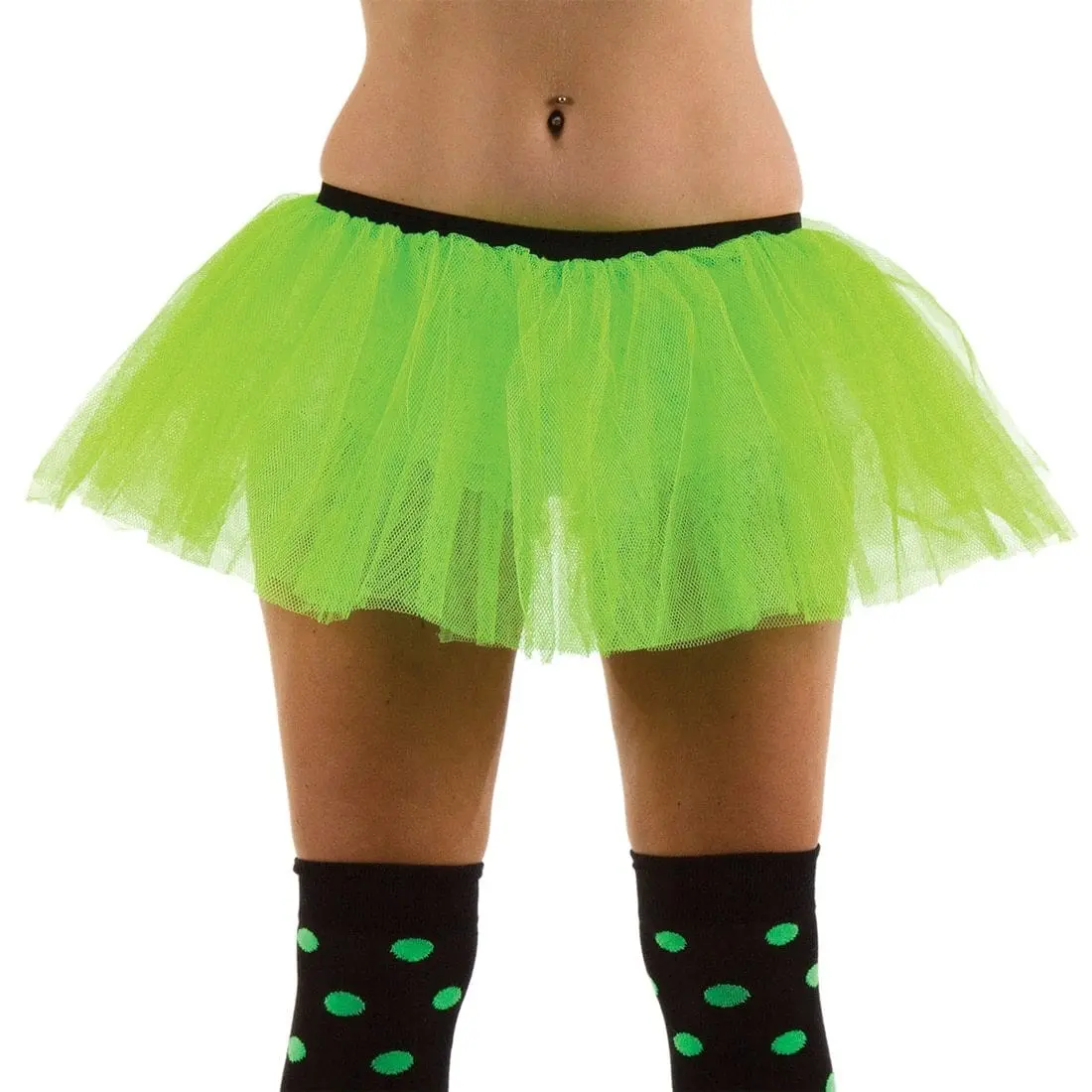 Wicked 3 Layer Green Tutu Clubbing Neon Fluorescent 1