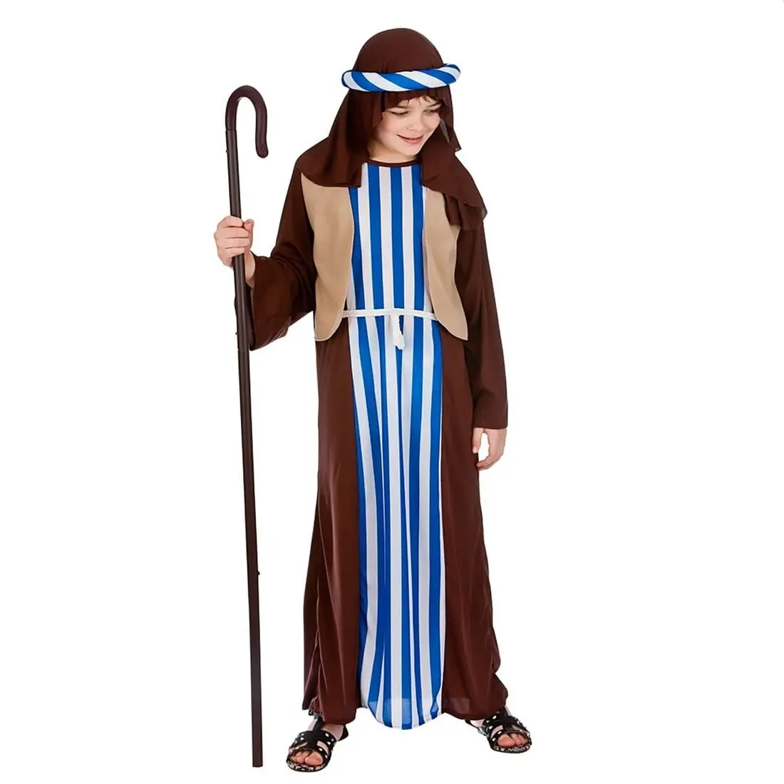 Boys Joseph Nativity Play Costume Christmas Kids Fancy Dress 1