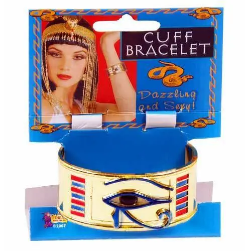 Egyptian Cleopatra Fancy Dress Costume Gold Bracelet 1