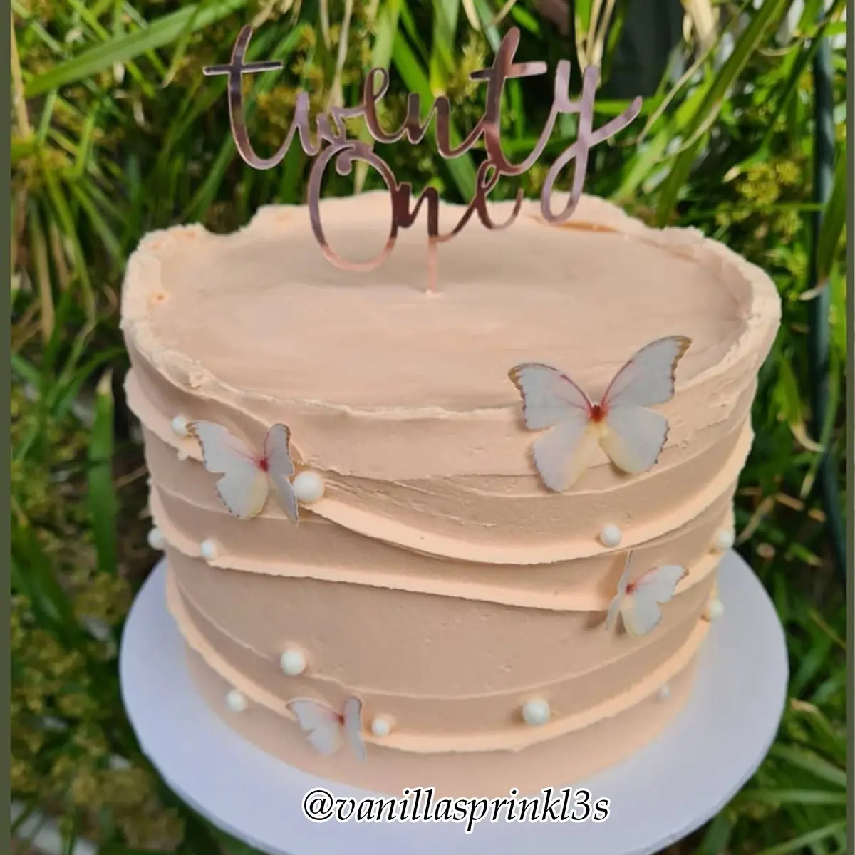 Pink & Yellow Pre-Cut Edible Wafer Butterflies 2
