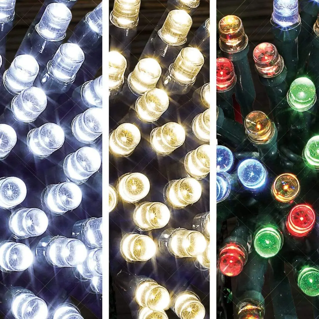 Led Christmas Lights With 6Hr Timer Sets Of 240/360/480/720/960 1
