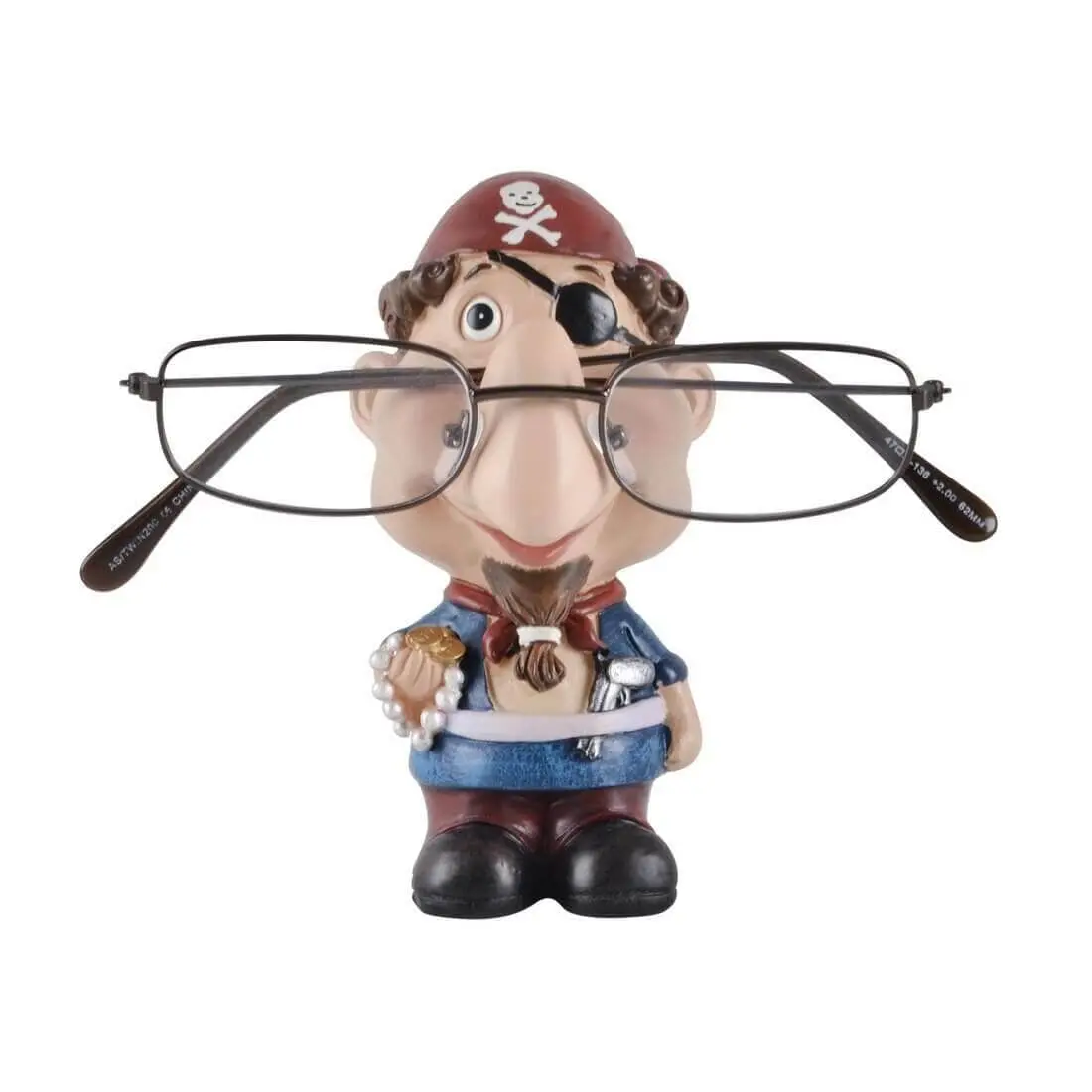 Pirate Specs Novelty Reading Glasses Holder Stand Figure 1