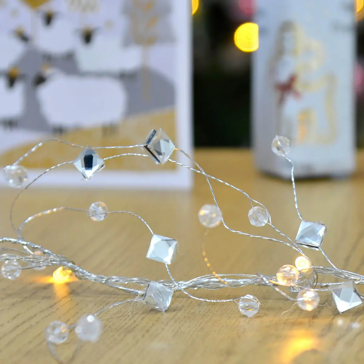 Battery Operated 20 Static Led Light Garland Assorted Styles 1