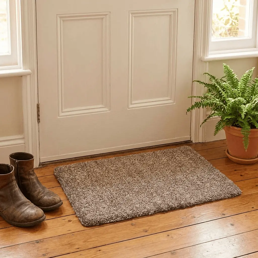 Cotton Barrier Doormat Machine Washable Large Non-Slip Floor Mat 1
