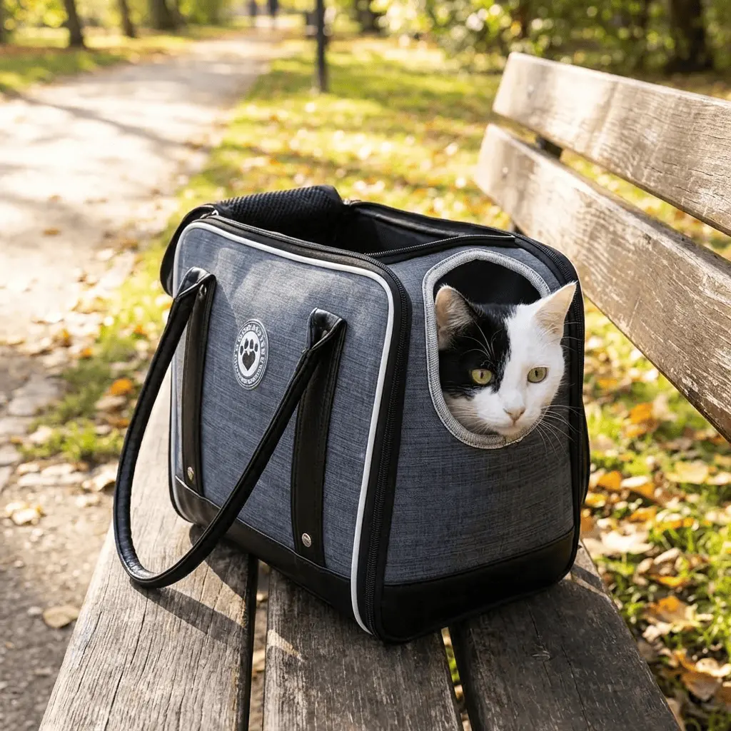 Premium Pet Carrier Shoulder Bag Cat Dog Travel Accessory 1