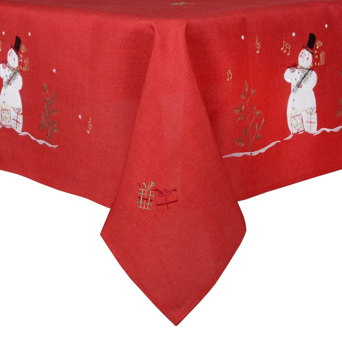 Felt Snowman Fabric Tablecloths / Napkins Xmas Decoration 1