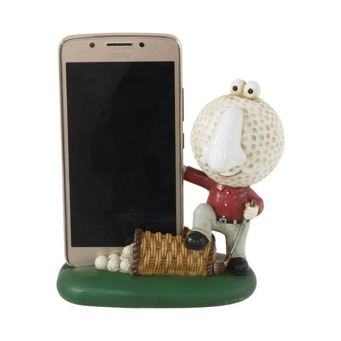 Golfer Novelty Mobile Phone Holder Stand Figure Gift 1