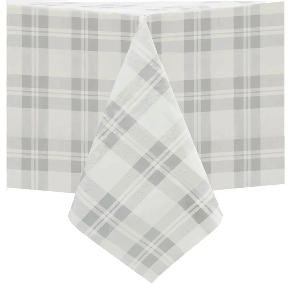 Checked Design Large Tablecloth Wipe Clean Pvc Vinyl Table Cover 5
