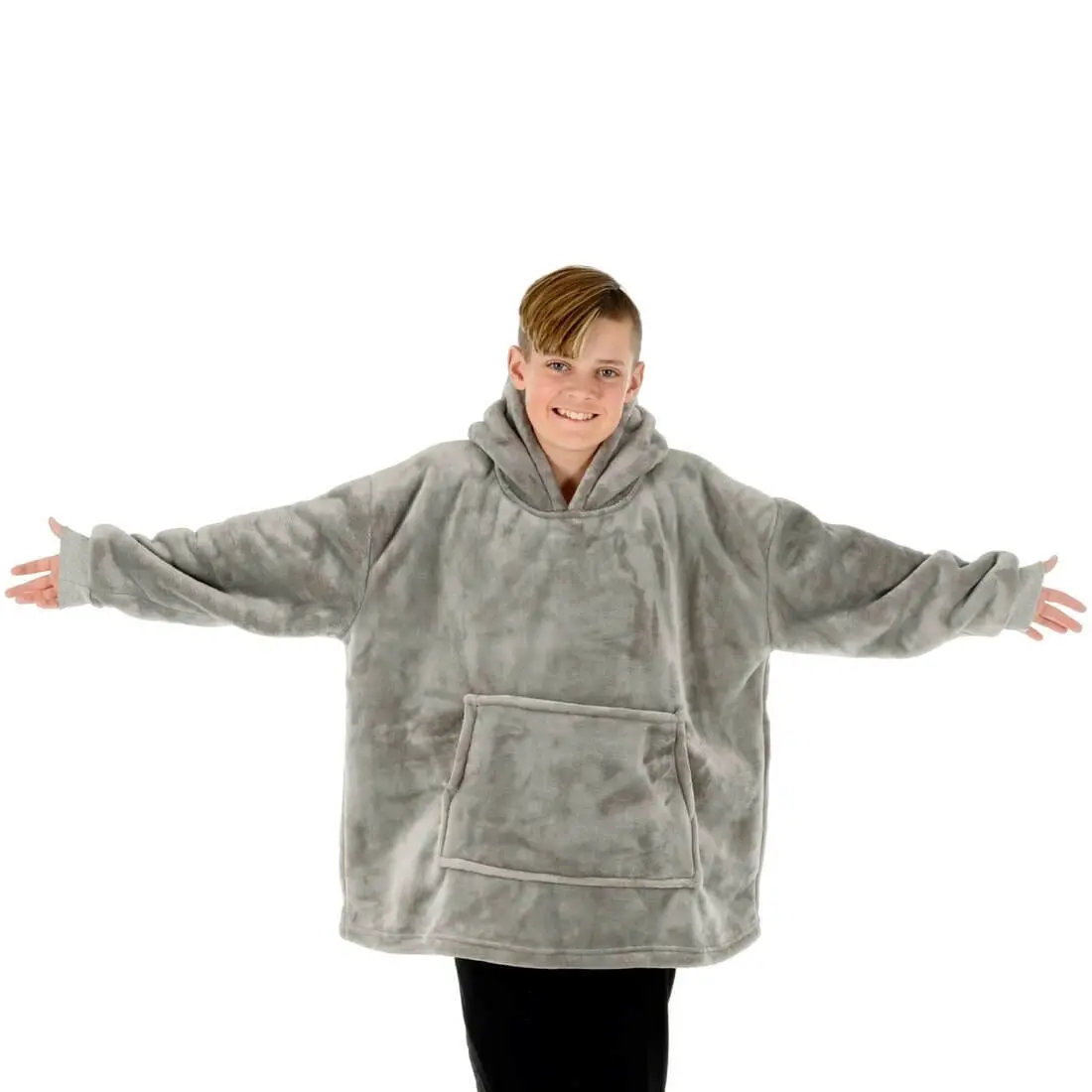 Teens Hoodie Blanket Unisex Oversized Sherpa Fleece Sweatshirt 3