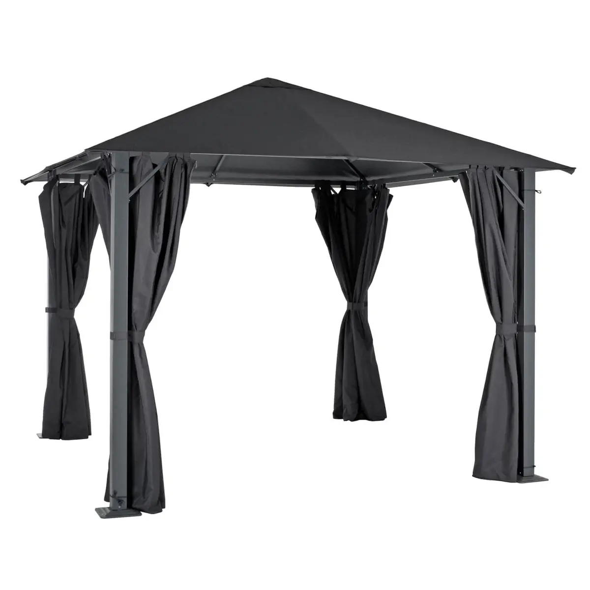 Azuma Pavilion Gazebo 3M Replacement Canopy Roof Grey 1