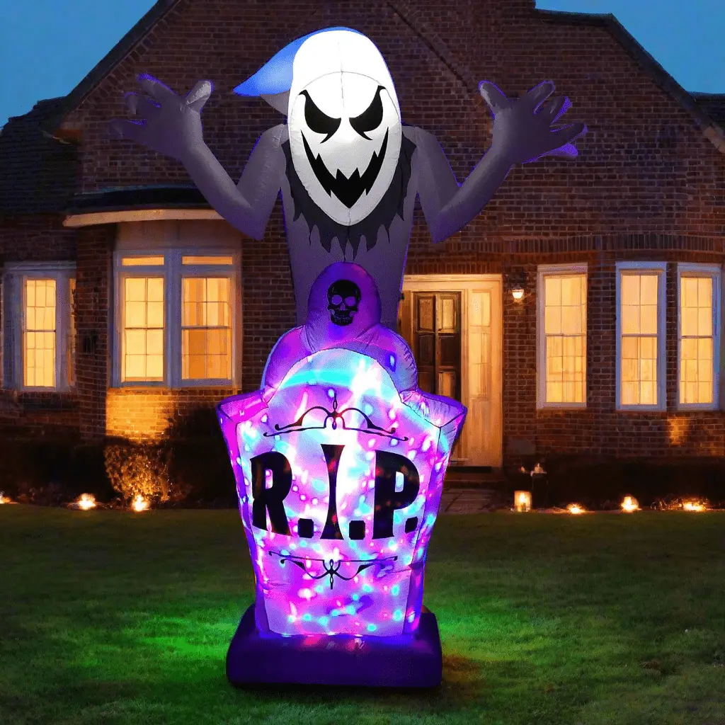 7Ft Light Up Inflatable Ghost Halloween Party Decoration 1