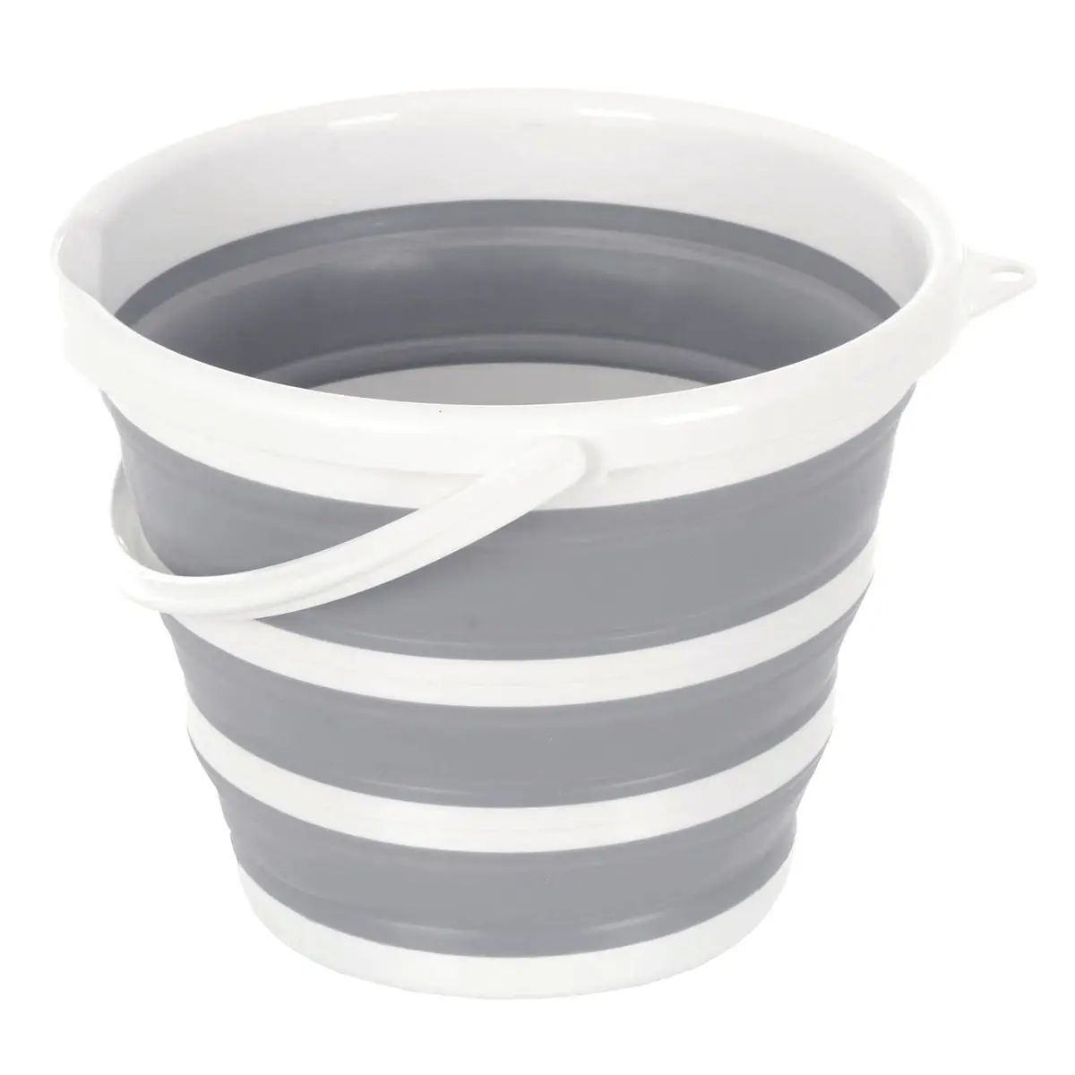 Collapsible Bucket With Handle 10L Space Saving Camping Caravan 1