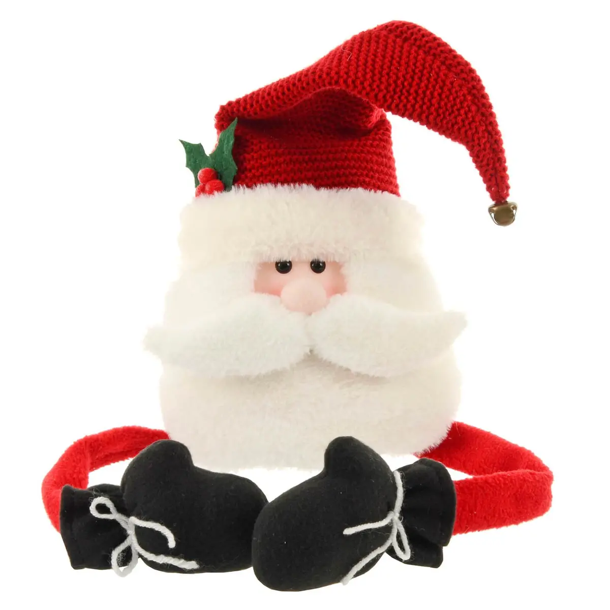Novelty Christmas Tree Hugger Topper Bendy Arms Elf Santa Snowman 1