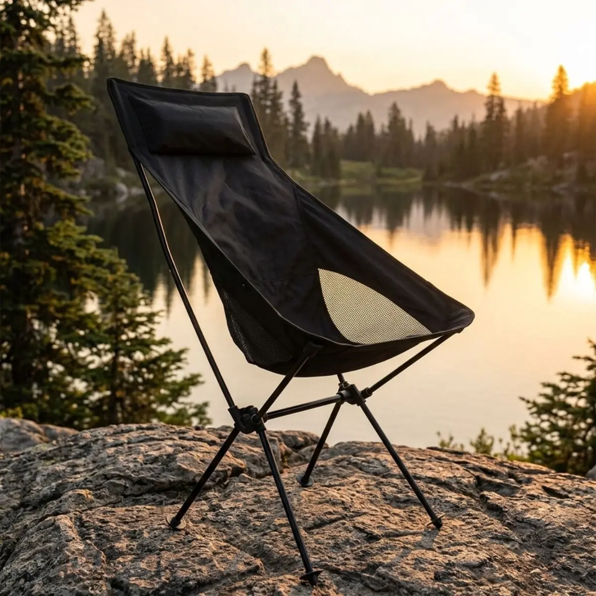 Azuma Ultra Light Camping Chair With Bag Picnic Fishing Seat 1